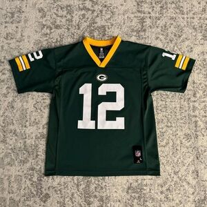 Youth Large NFL Team Apparel Aaron Rodgers Green Bay Packers Jersey